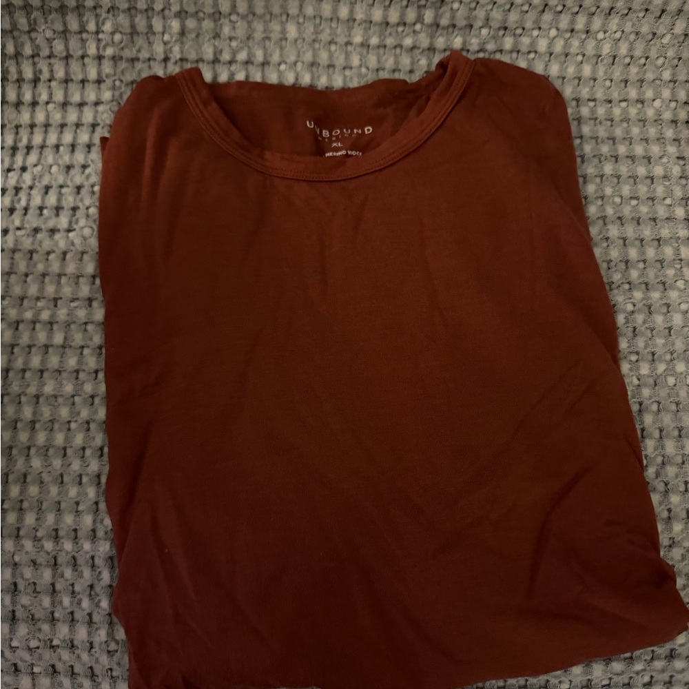 Unbound Merino Men's Short Sleeve Tee - Rich Brown